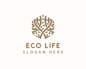 Eco Garden Planting logo design