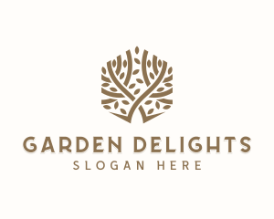 Eco Garden Planting logo design