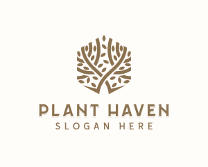 Eco Garden Planting logo design