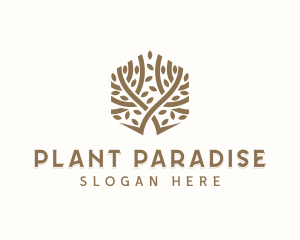 Eco Garden Planting logo design