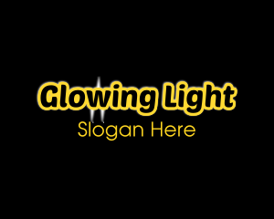 Glowing Masculine Bar logo design