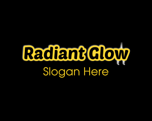 Glowing Masculine Bar logo