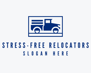 Truck Moving Company logo design