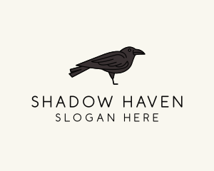 Crow Raven Bird logo