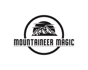 Mountain Climbing Summit logo design