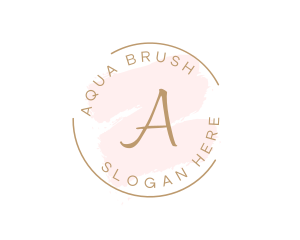 Feminine Watercolor Beauty logo design