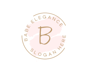 Feminine Watercolor Beauty logo design