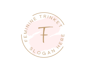 Feminine Watercolor Beauty logo design