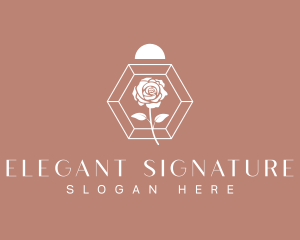 Elegant Rose Perfumery logo design