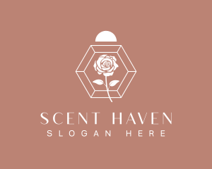 Elegant Rose Perfumery logo design