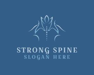 Back Massage Spine logo design