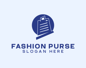 Online Shopping List  logo design