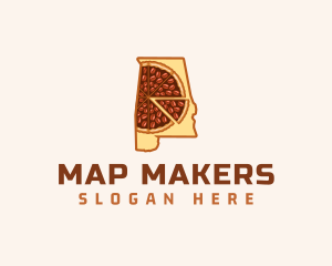 Pecan Pie Alabama logo design