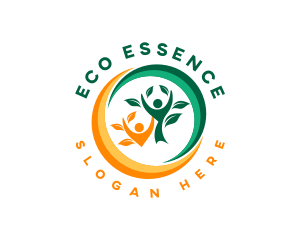 Eco Nature Leaf logo design