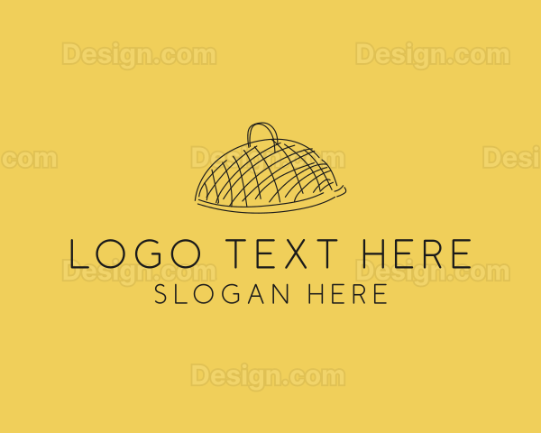 Kitchen Food Cloche Catering Logo