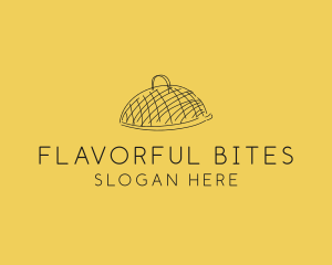 Kitchen Food Cloche Catering logo design