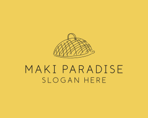 Kitchen Food Cloche Catering logo design