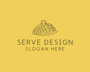 Kitchen Food Cloche Catering logo design