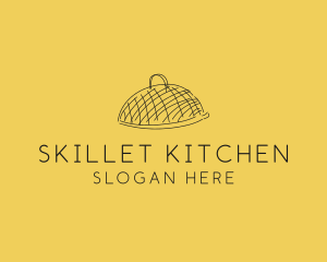 Kitchen Food Cloche Catering logo design