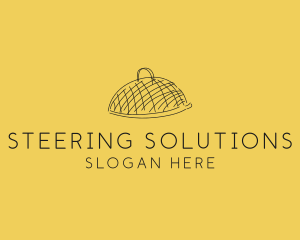 Kitchen Food Cloche Catering logo design