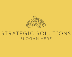 Kitchen Food Cloche Catering logo design