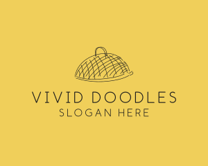 Kitchen Food Cloche Catering logo design