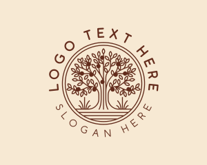 Eco Fruit Tree Logo