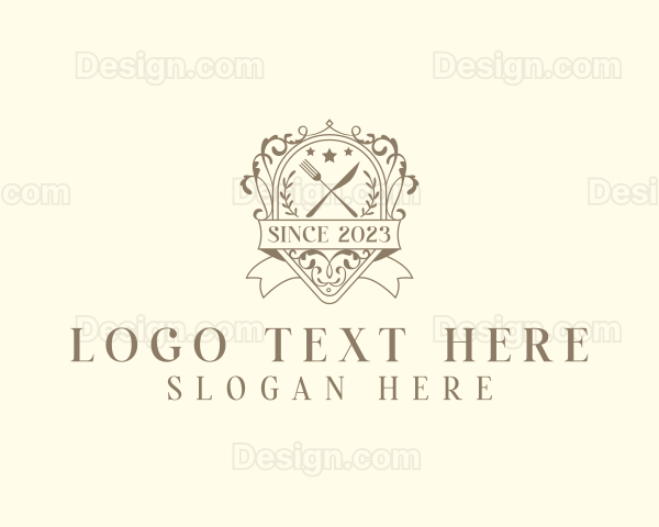 Fine Dining Gourmet Restaurant Logo