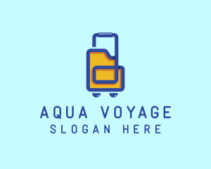 Business Travel Bag logo design