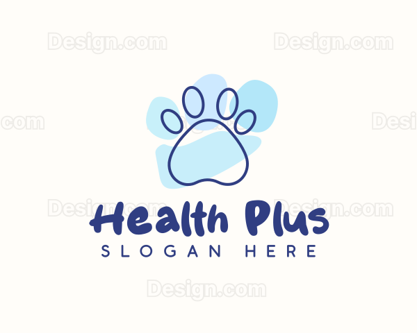 Pet Paw Print Logo