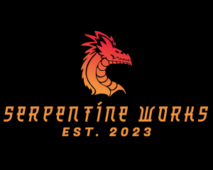 Oriental Dragon Creature logo