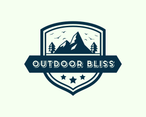 Mountain Forest Outdoor logo design