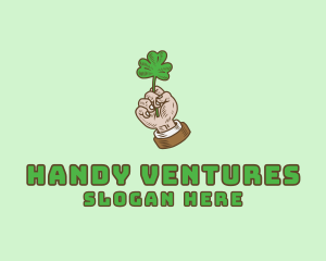 Irish Clover Hand  logo