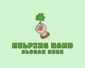 Irish Clover Hand  logo