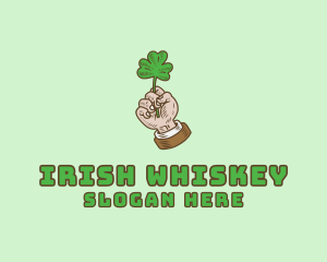 Irish Clover Hand  logo