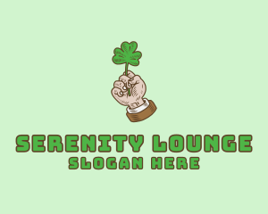 Irish Clover Hand  logo design