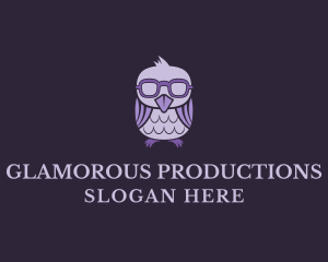 Owl Bird Glasses logo