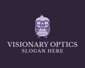 Owl Bird Glasses logo