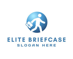 Briefcase Man Agency logo design