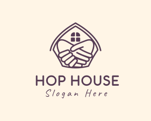 House Hand Deal logo design