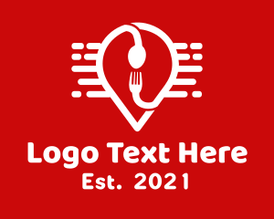 Food Location Pin logo