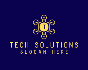 Light Bulb Tech Innovation logo design