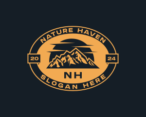 Outdoor Mountaineer Campsite  logo design