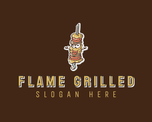 Kebab Barbecue Grill logo design