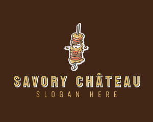 Kebab Barbecue Grill logo design