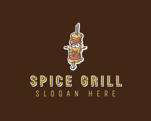 Kebab Barbecue Grill logo design