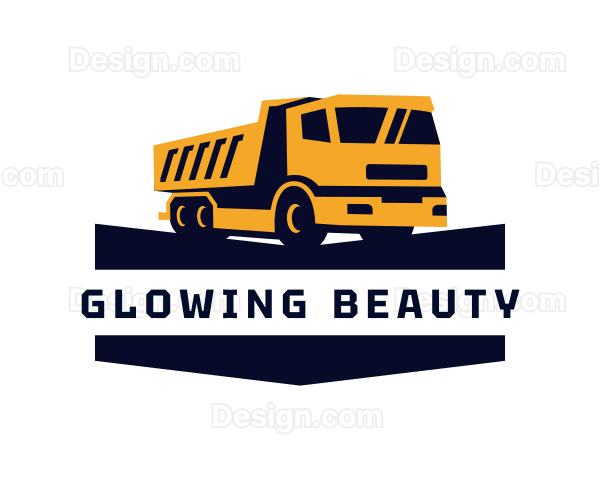 Construction Dump Truck Logo