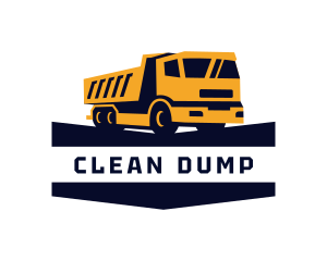 Construction Dump Truck logo design