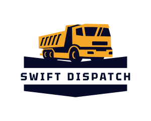 Construction Dump Truck logo design