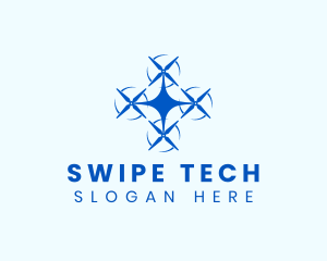 Drone Surveillance Tech logo design